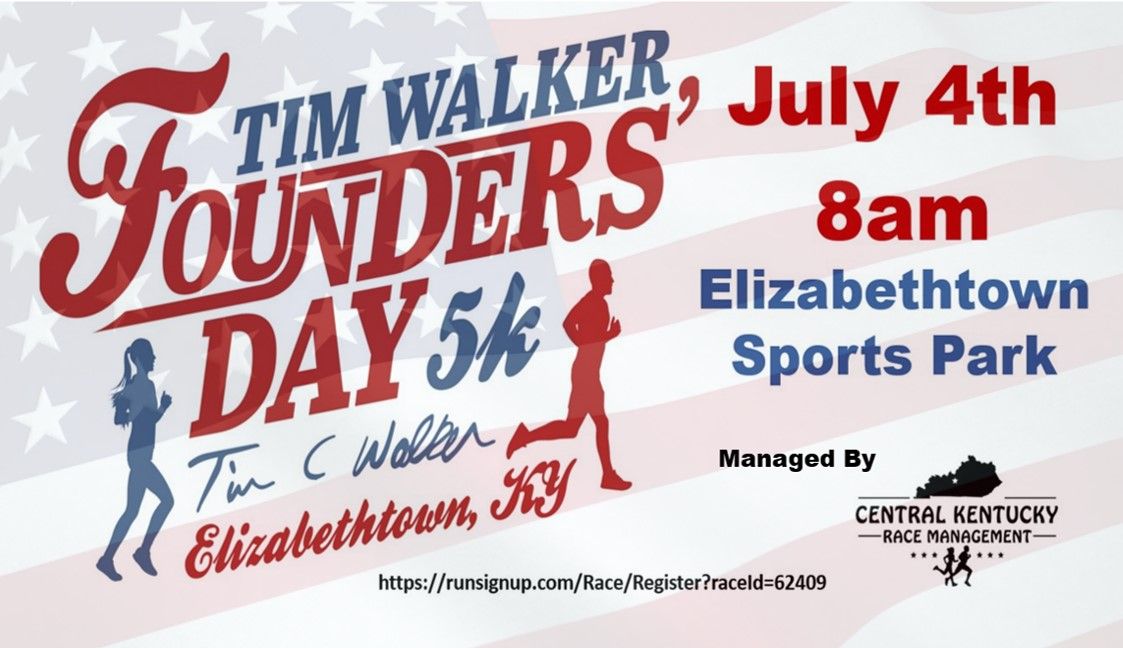 Annual Tim Walker Founders Day 5K!!!