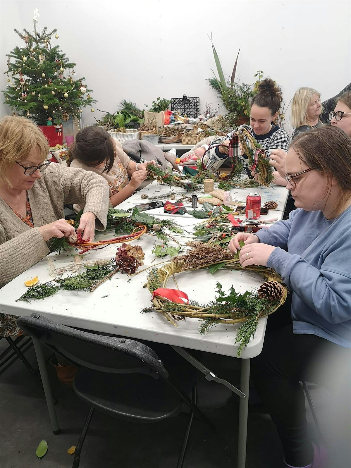 Christmas Wreath Crafting