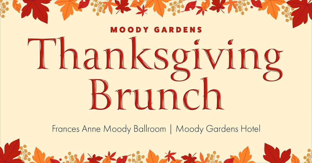 Thanksgiving Brunch - Frances Anne Moody Ballroom