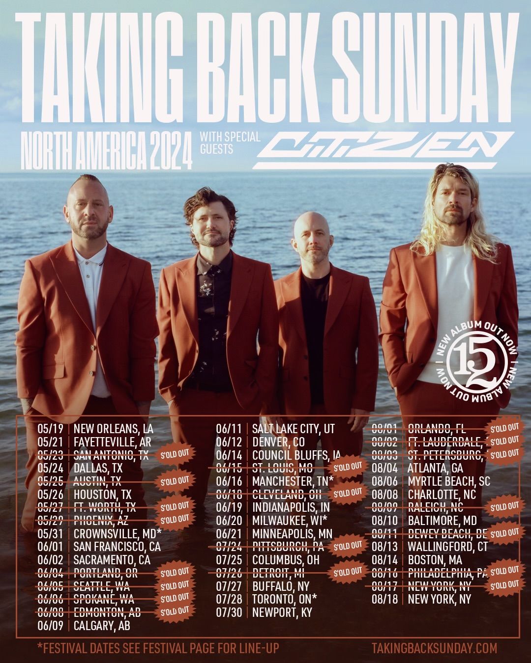 Coheed and Cambria with Taking Back Sunday at Ascend Amphitheater