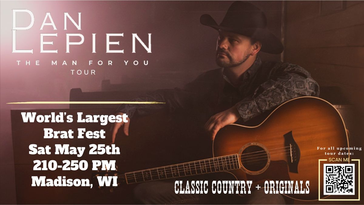 Dan Lepien (Acoustic) Live at World's Largest Brat Fest - Madison, WI