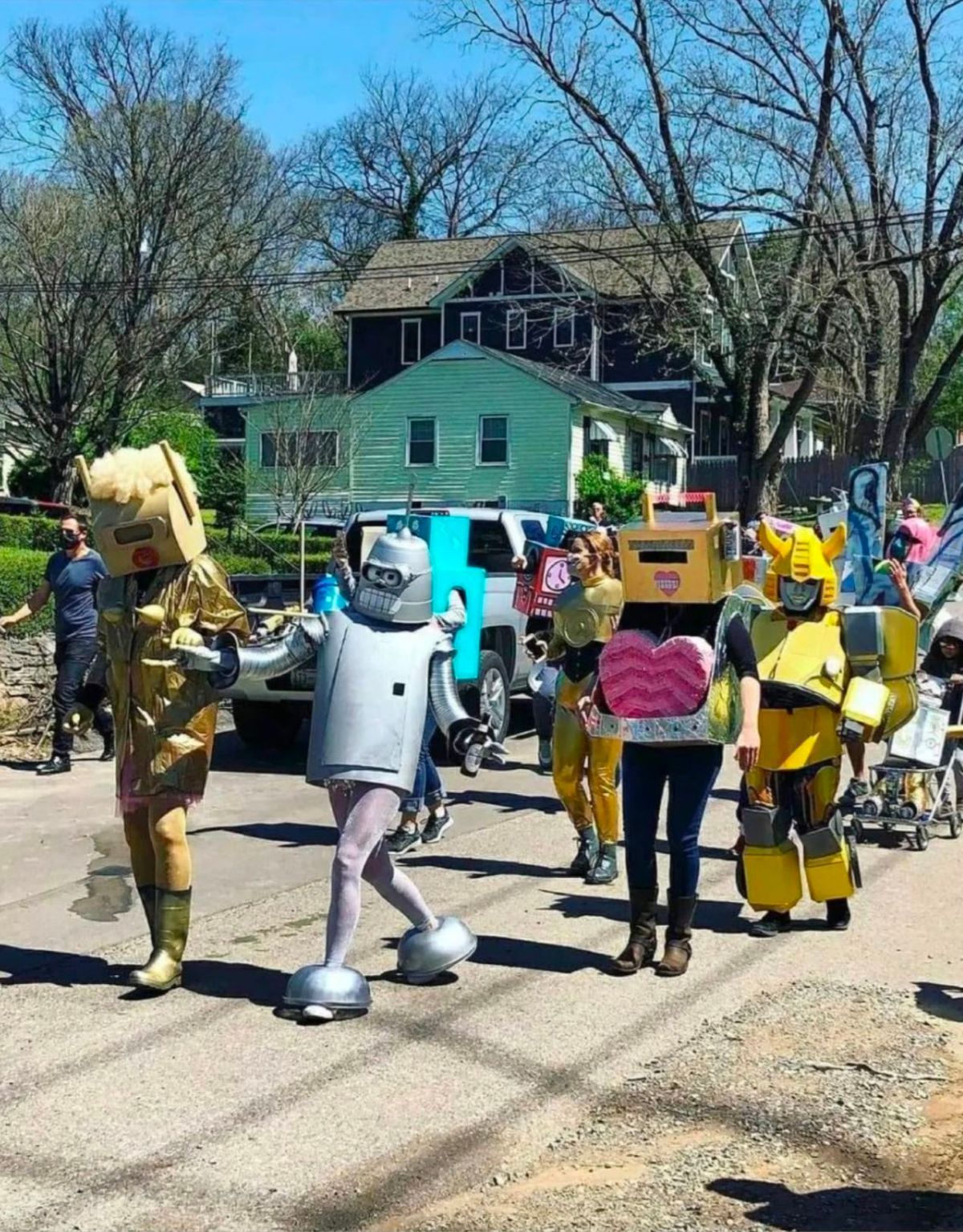 The 5th annual Rock Down To Electric Avenue Robot Parade 