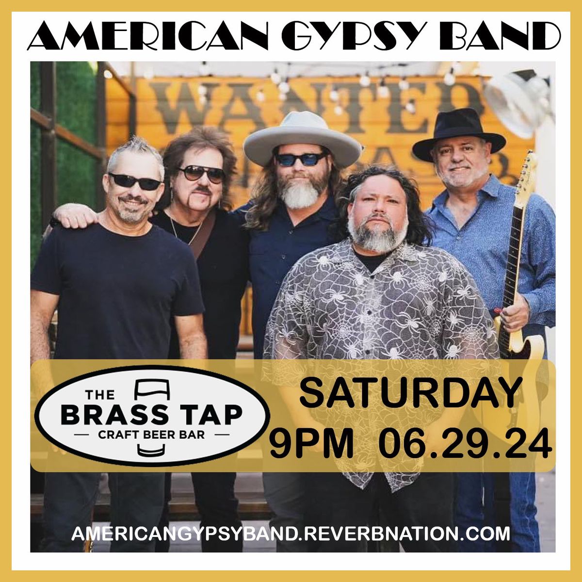 American Gypsy Band acoustic show at the Brass Tap