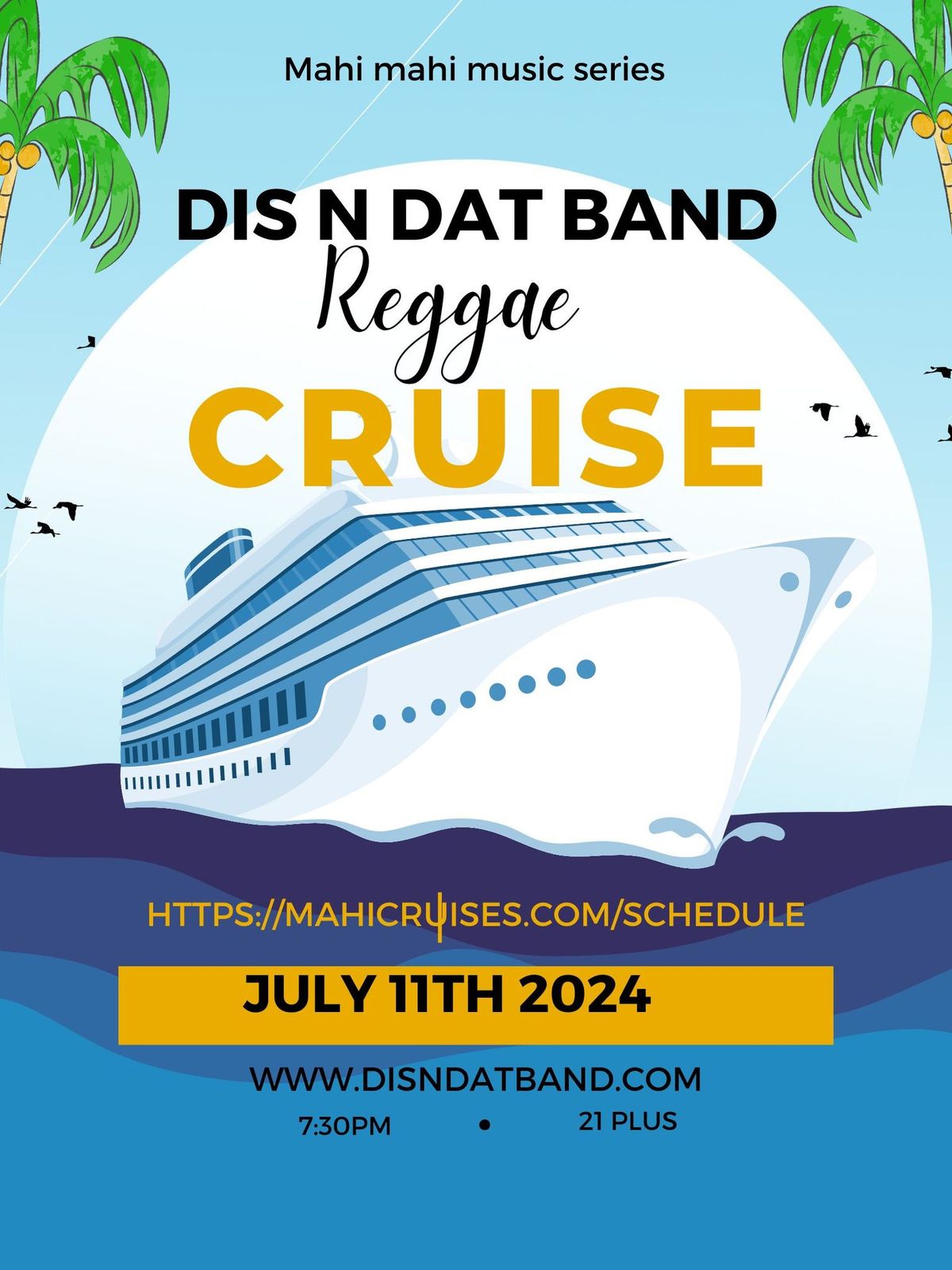 Reggae cruise with Dis n Dat