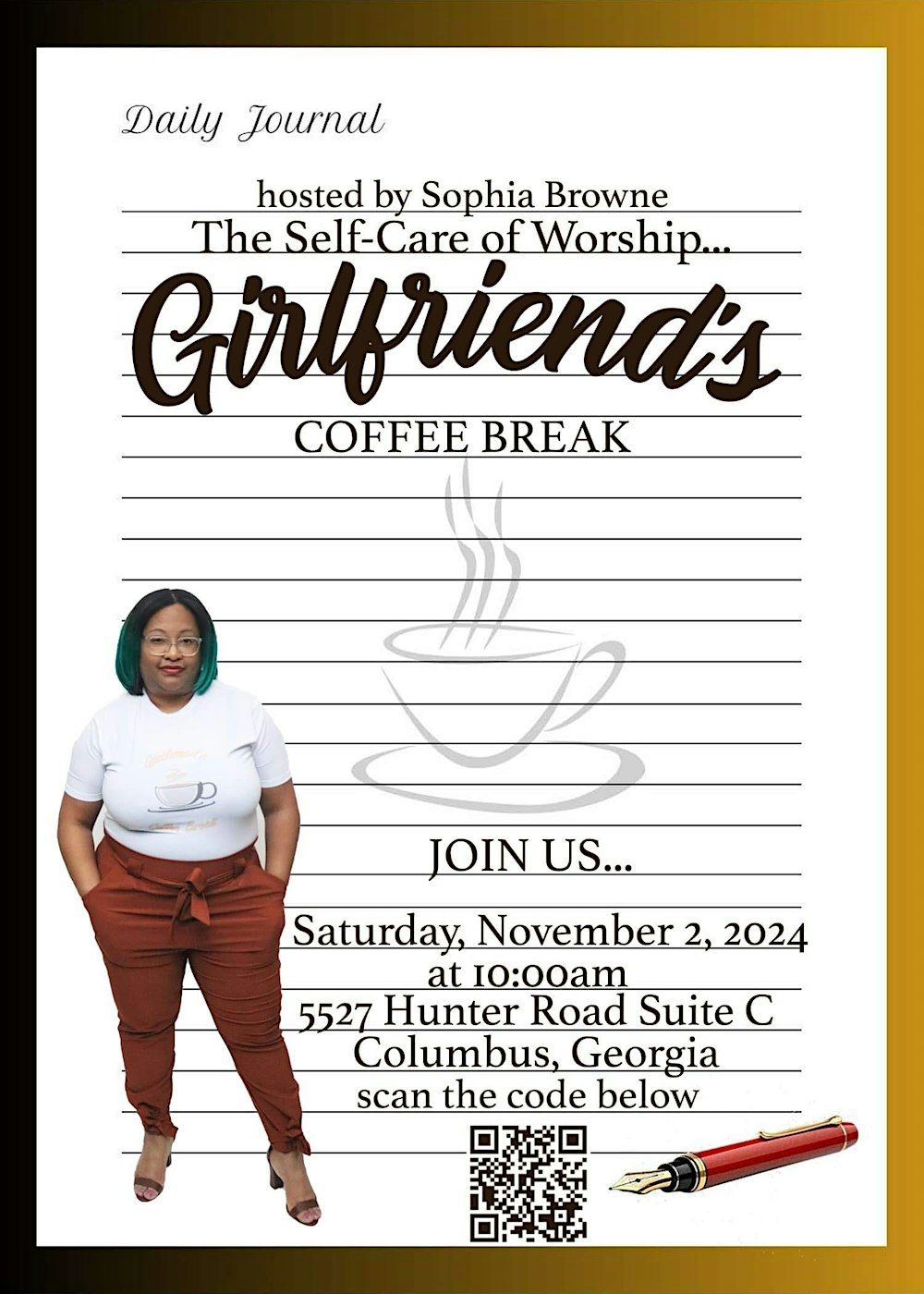 Girlfriend\u2019s Coffee Break Presents: The Self-Care of Worship