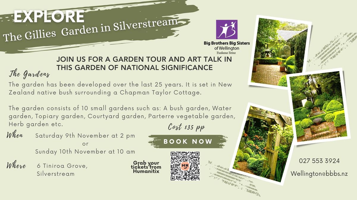 Gillies Garden Tour & Art Talk in Silverstream