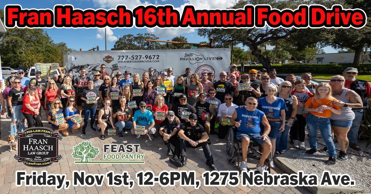 Fran Haasch Law Group 16th Annual Food Drive for FEAST