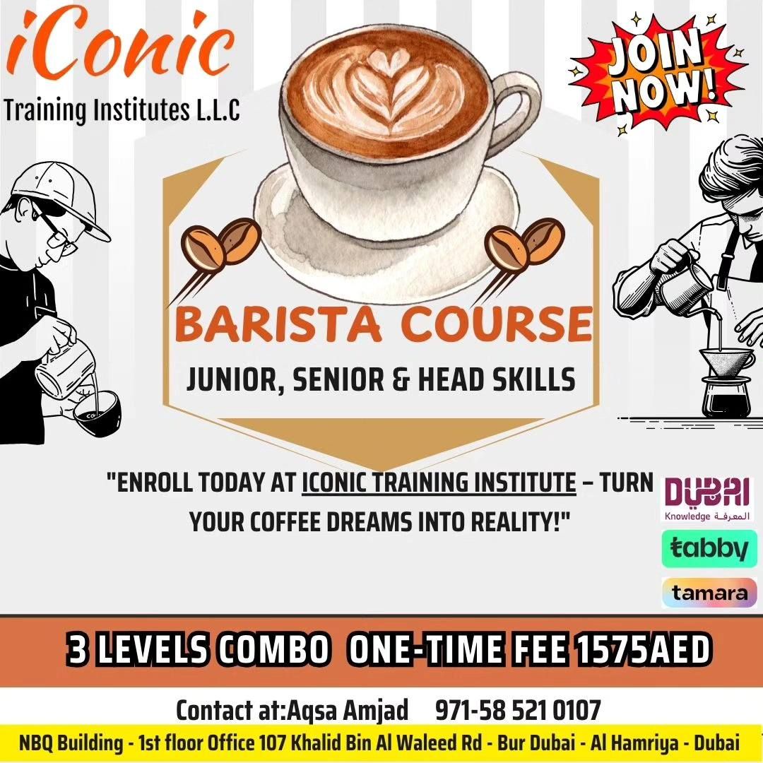 Barista course classes