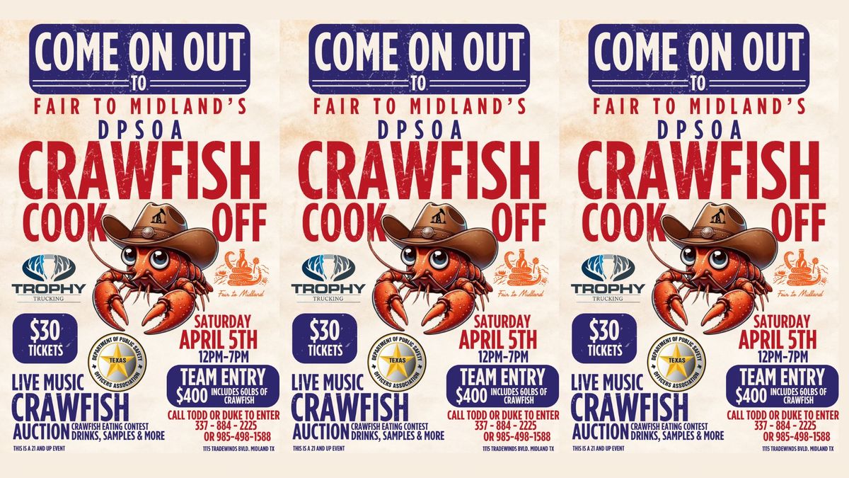 Fair to Midland's DPSOA Crawfish Cook Off 