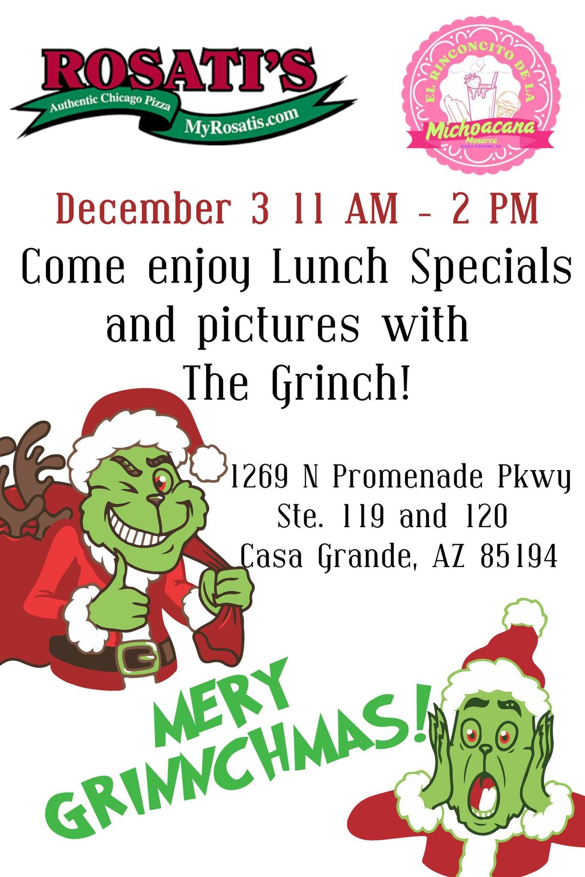 Lunch Specials with The Grinch