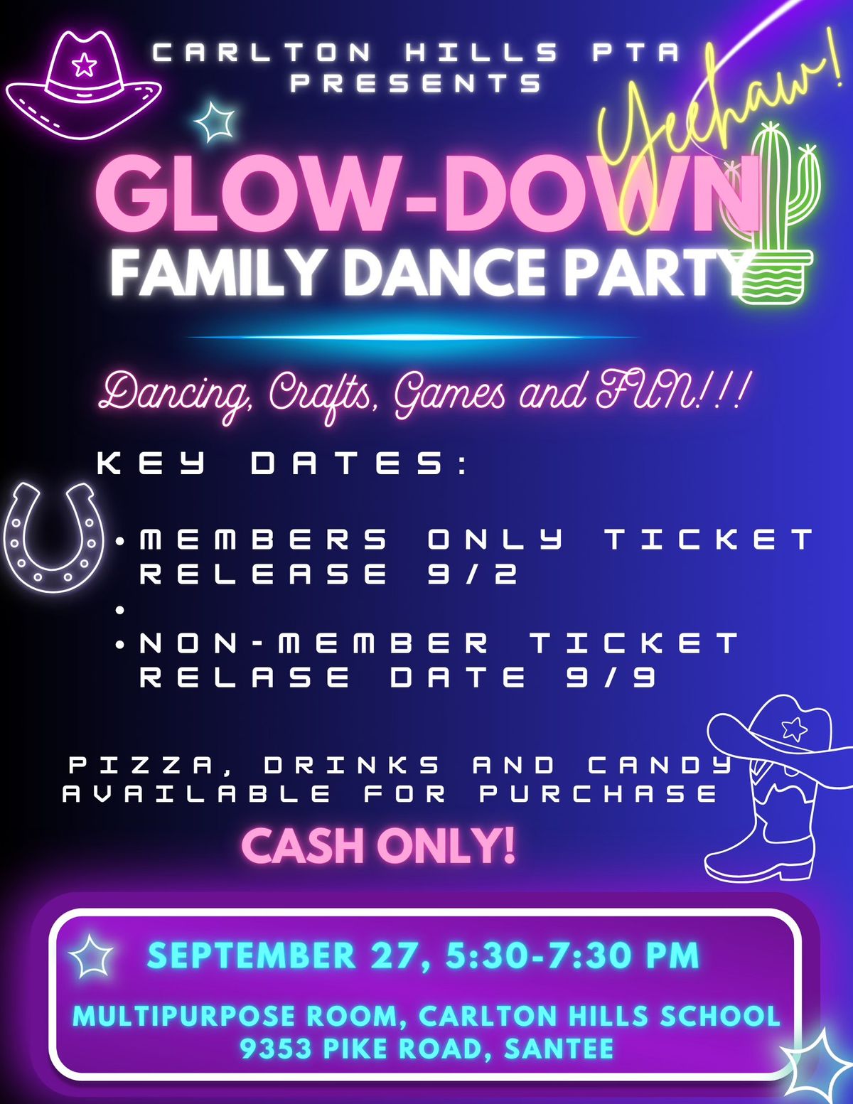 Glow-Down Family Dance Party