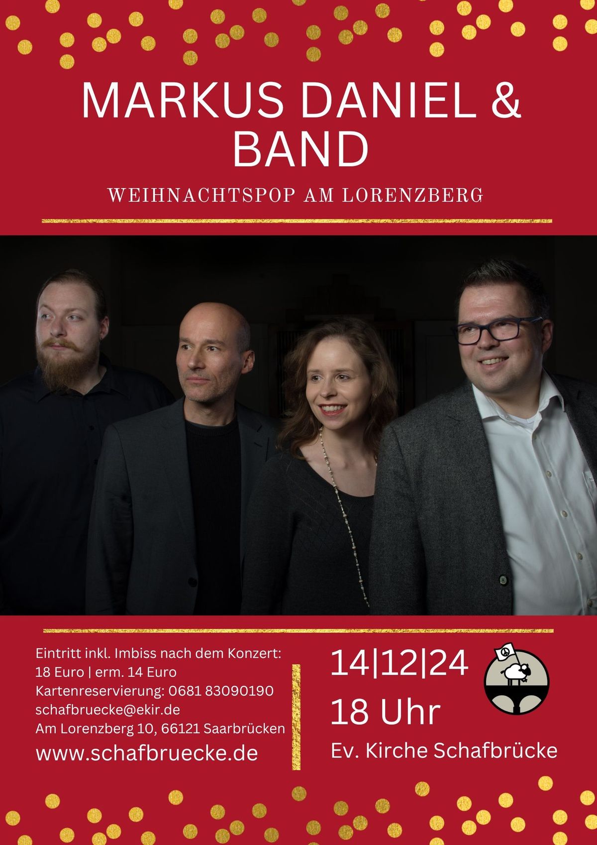 Weihnachtskonzert mit Markus Daniel & Band