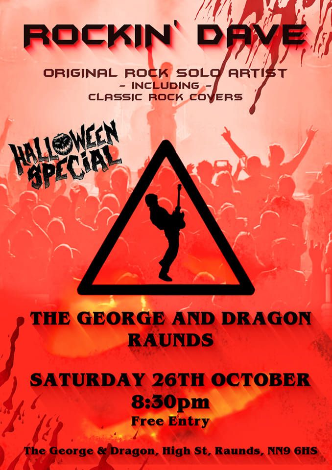 ROCKIN' DAVE - Live @ The George & Dragon Raunds - Halloween Party