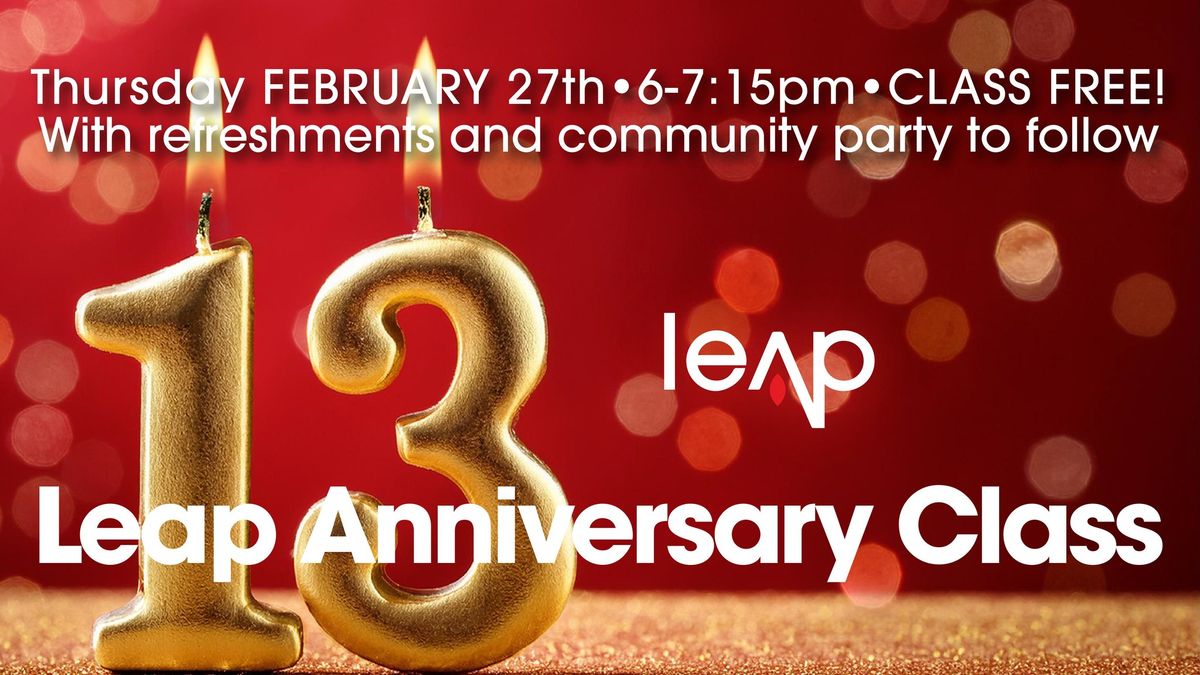 Leap Anniversary Class