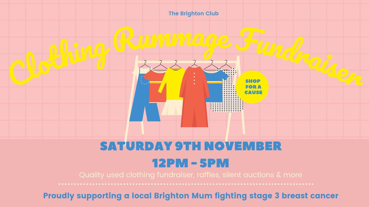 Clothing Rummage Fundraiser