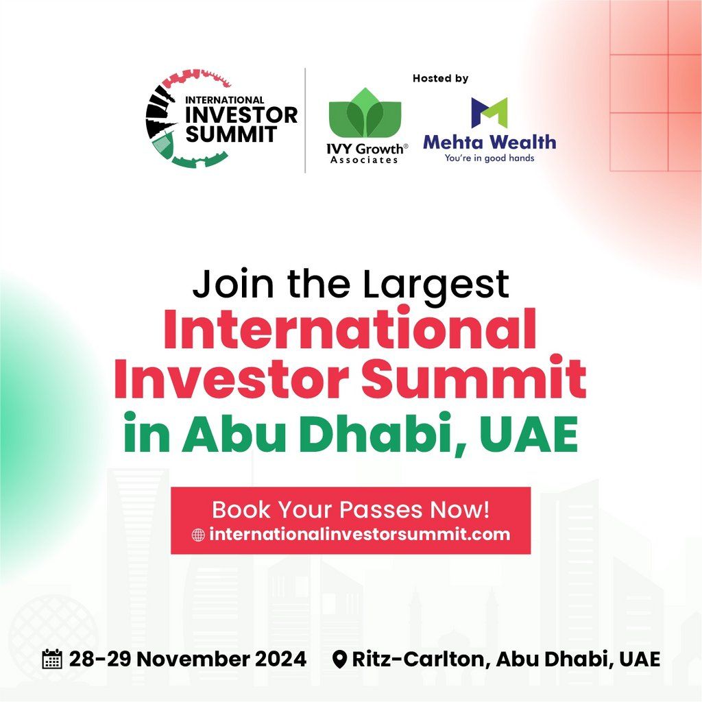 International Investor Summit In Abu Dhabi UAE