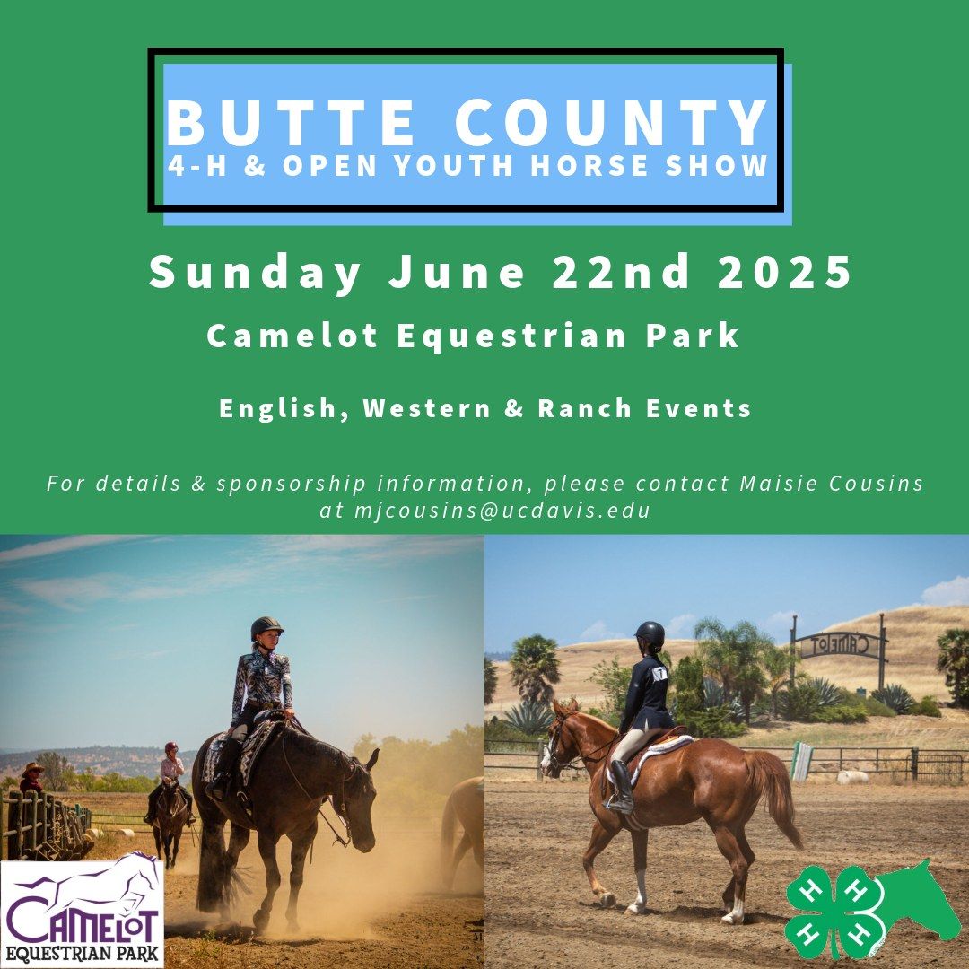 2025 Butte County 4-H & Open Youth Horse Show