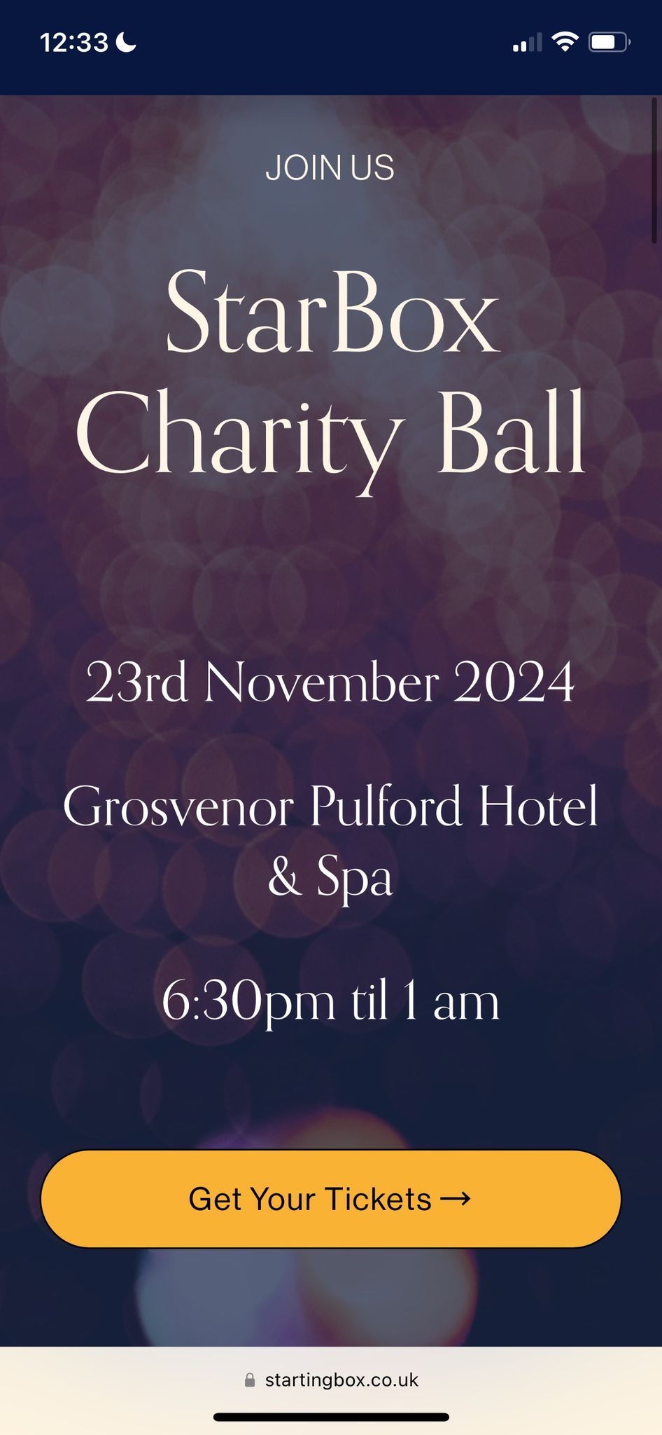 Star Box Charity Ball 