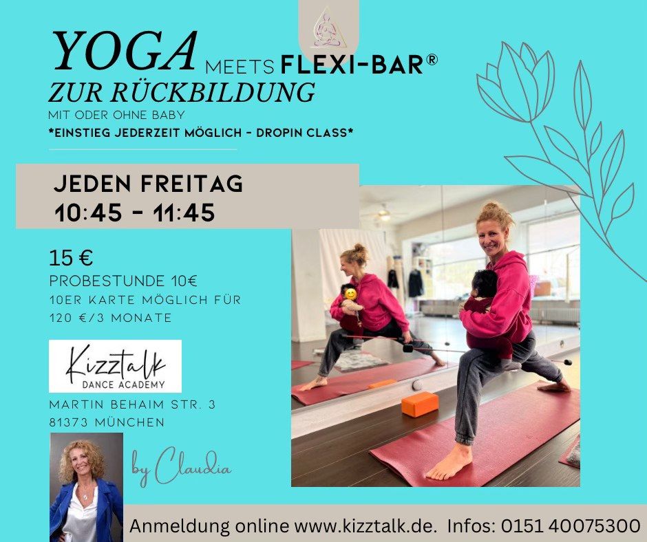 Yoga meets FLEXI-BAR\u00ae zur R\u00fcckbildung 