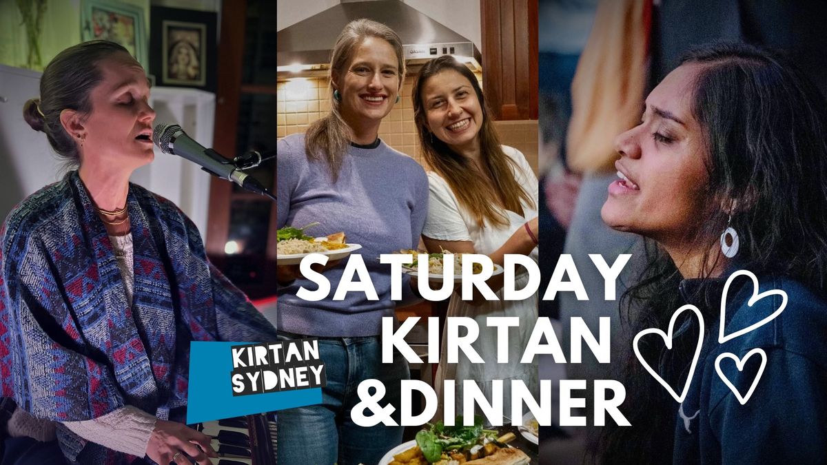 Saturday Night Kirtan & Dinner (Online Bookings Only)