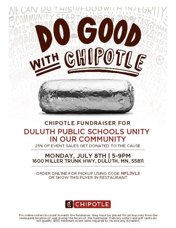 Chipotle Fundraiser for Unity In Our Community