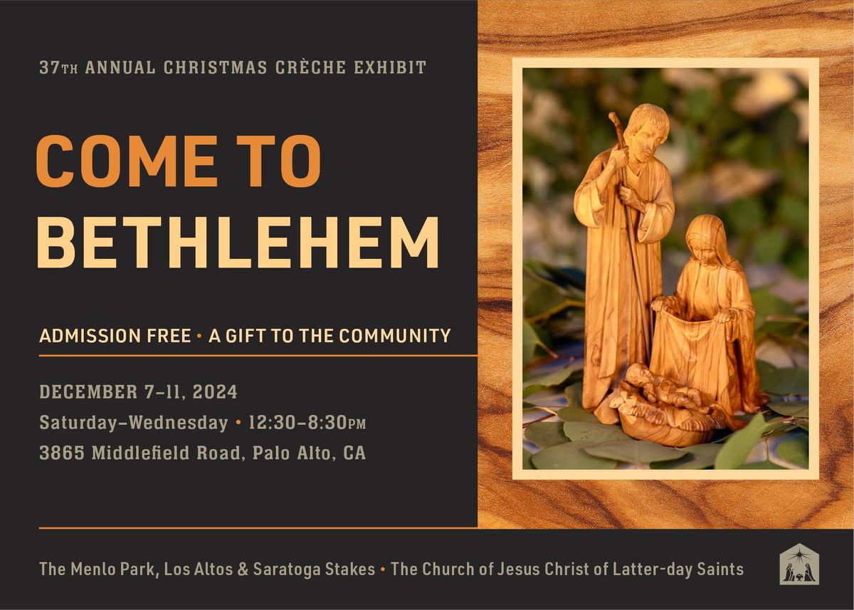 Christmas Creche Exhibit-A Gift to the Community 