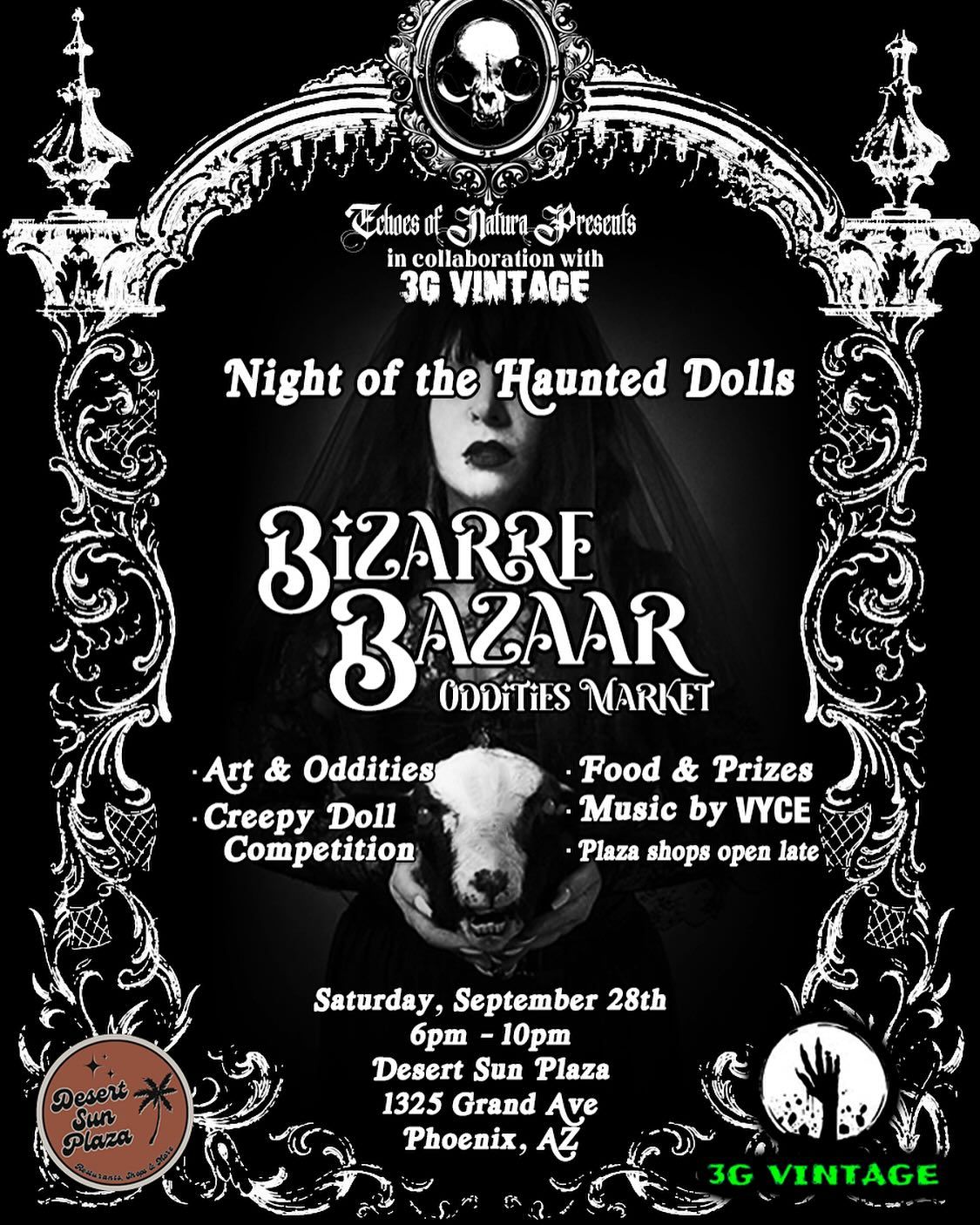 Bizarre BAZARR Oddities Market - Night of the Haunted Dolls