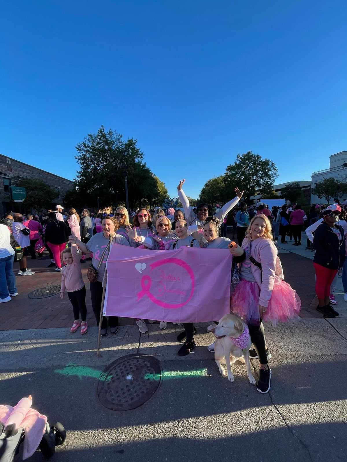 Bella's Breasties Team Miracle Mile Walk