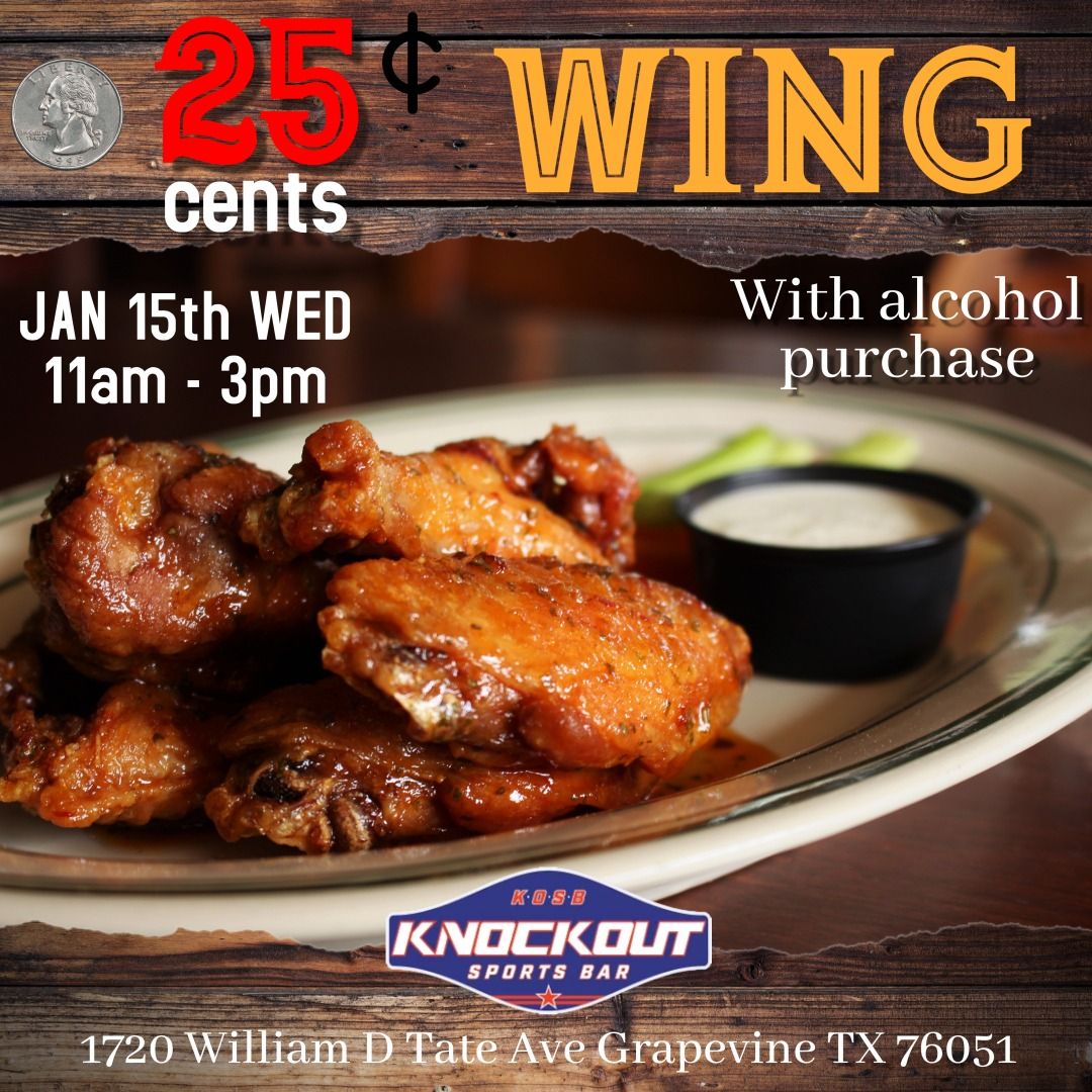 25c Wing Special 