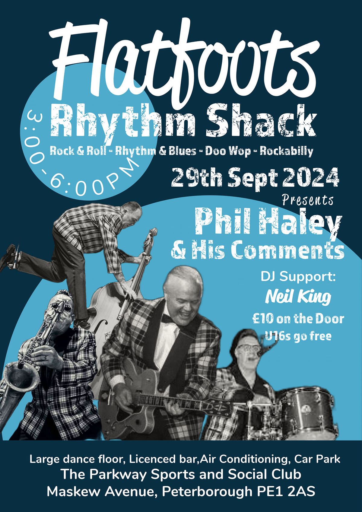 Flatfoots Rhythm Shack - Phil Haley & His Comments + DJ Neil King