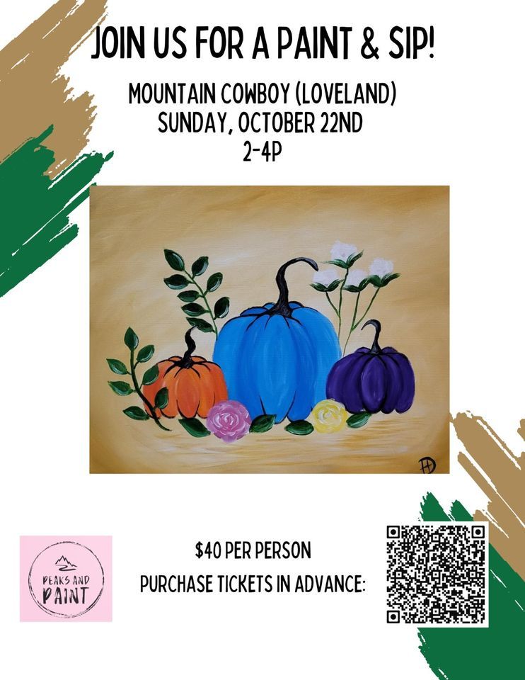 Fall Paint and Sip with Peaks & Paint