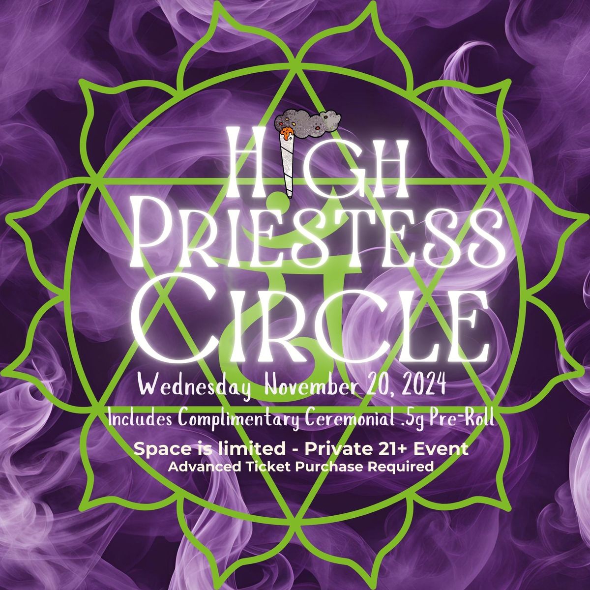 November High Priestess Circle - Heart Chakra