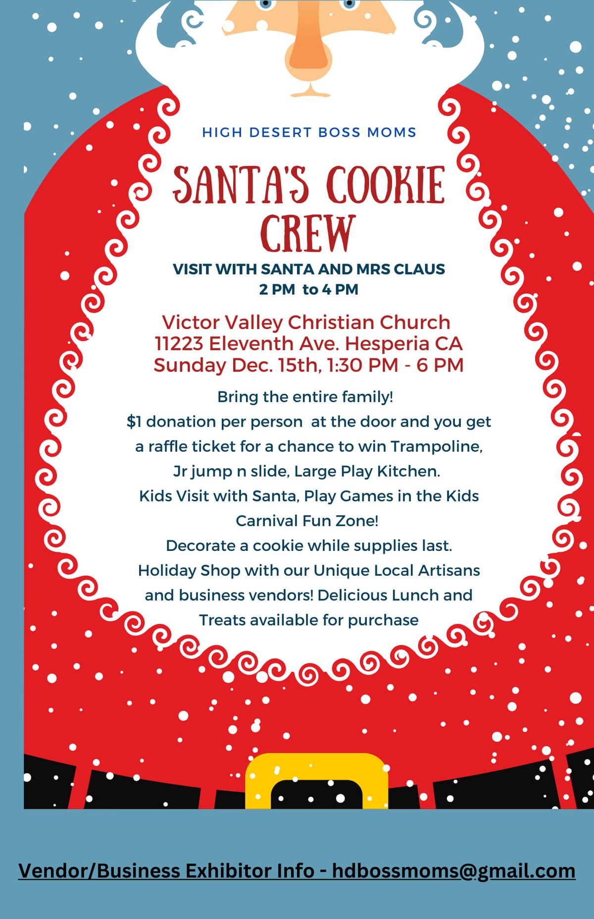 Fourth Annual Santa's Cookie Crew Christmas Holiday Celebration 