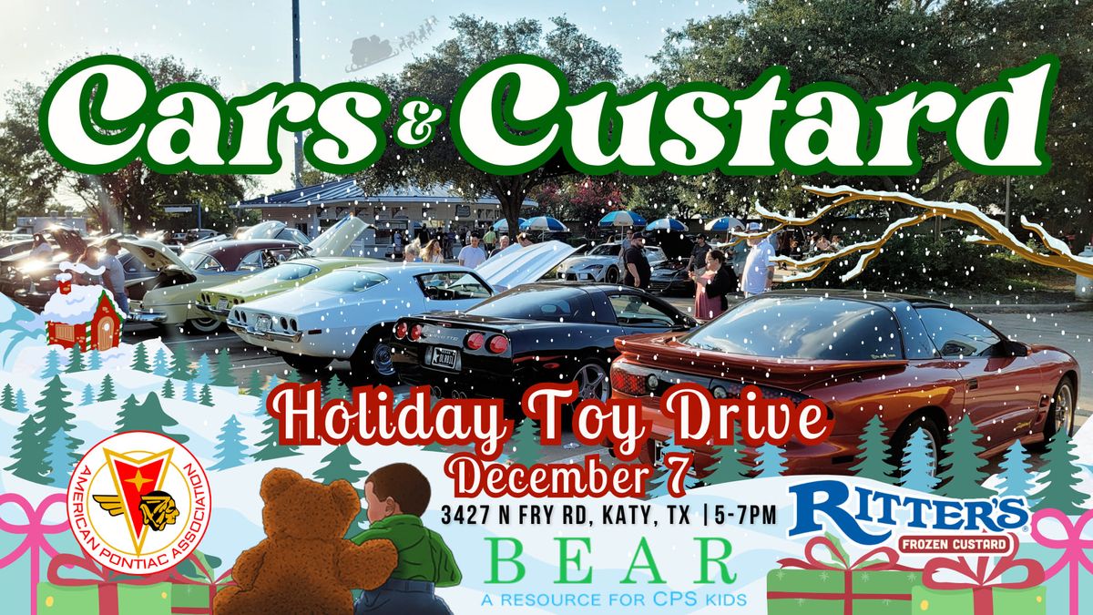 Cars & Custard Holiday Toy Drive