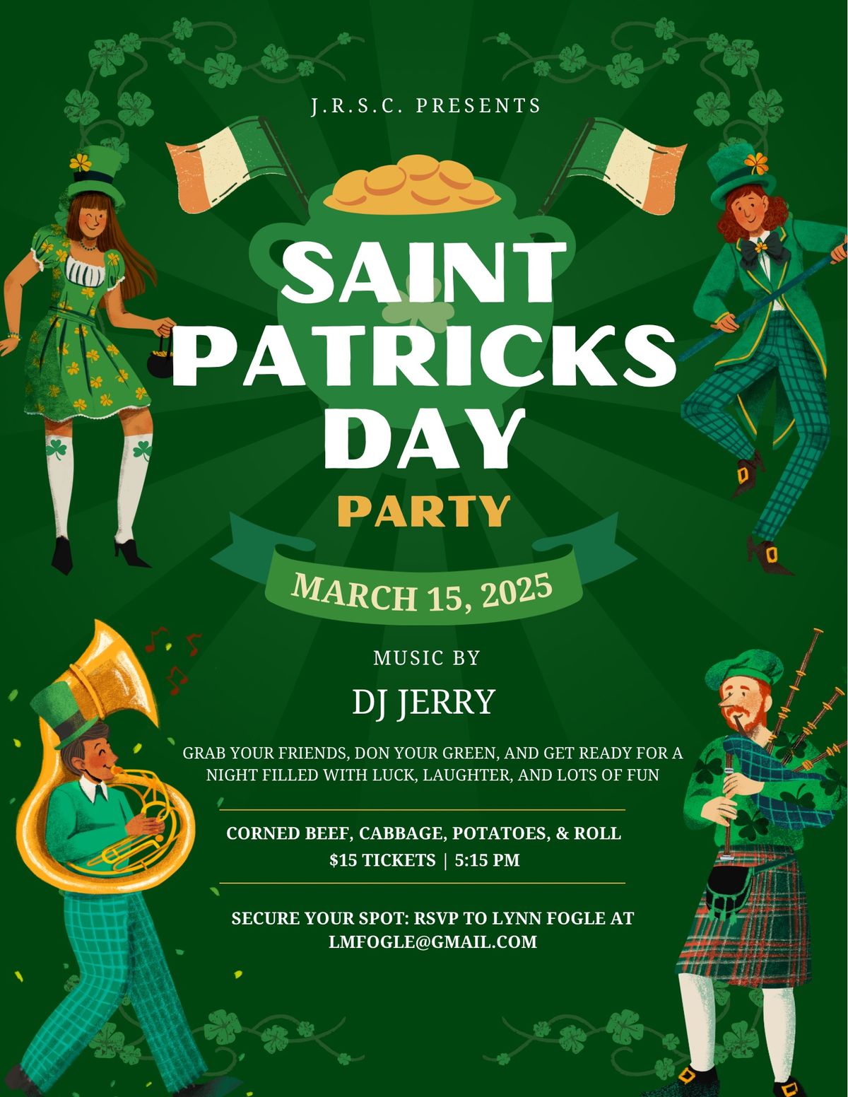 JRSC St. Patrick\u2019s Day Party