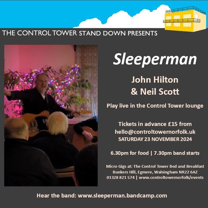 Control Tower Stand Down Presents - Sleeperman 