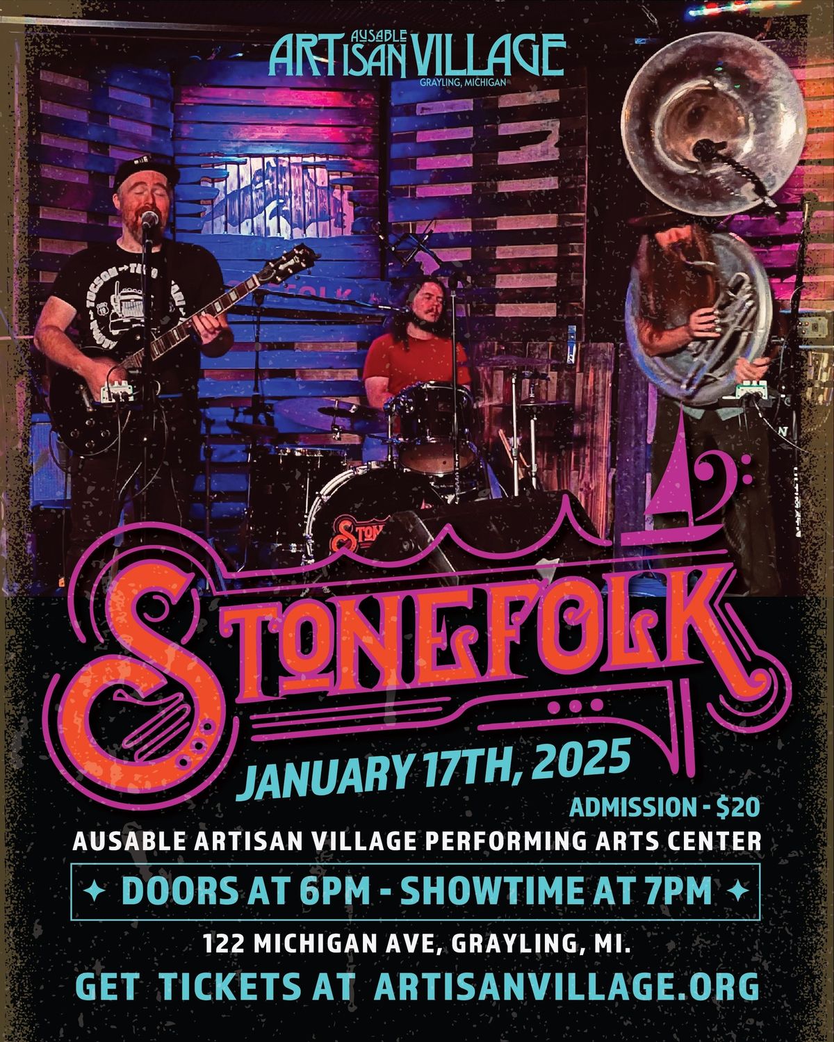 StoneFolk Live At Ausable Artisan Village Performing Arts Center