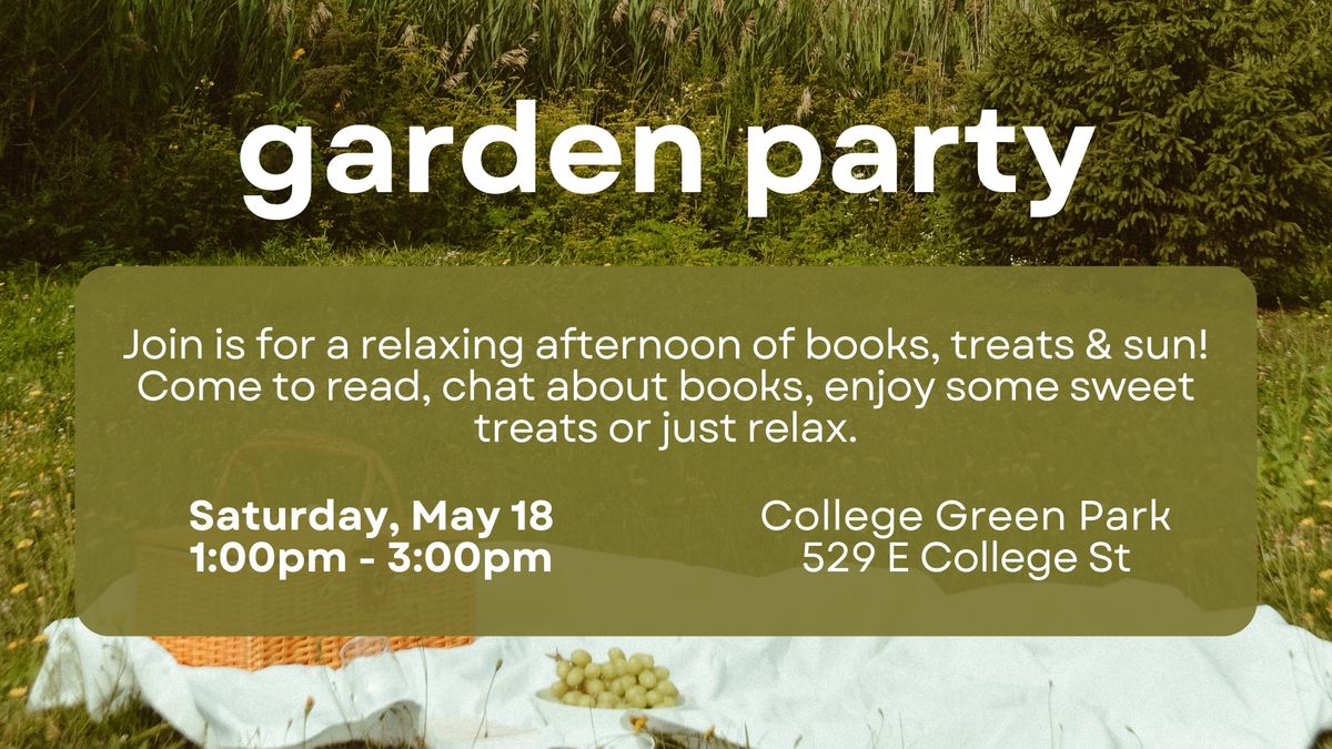 Garden Party to Celebrate Spring