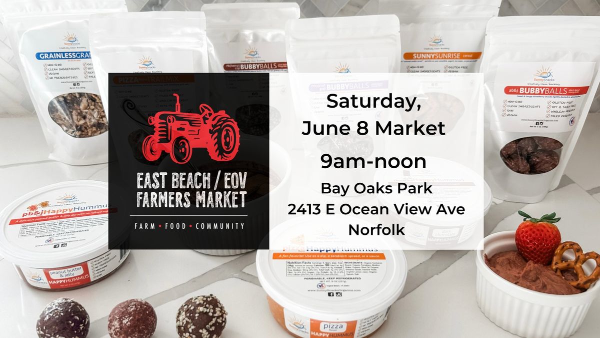 June 8 East Beach\/EOV Farmers Market