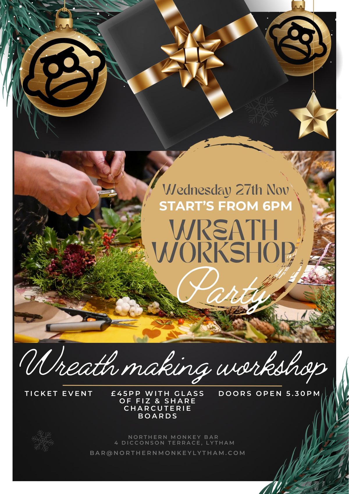 Wreath Making Workshop Evening