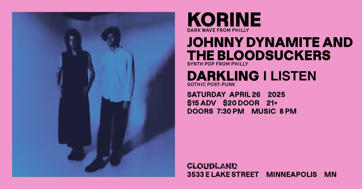 Korine, Johnny Dynamite and The Bloodsuckers, Darkling I Listen