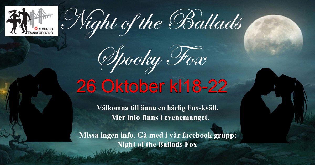 Night of the Ballads Fox-kv\u00e4ll