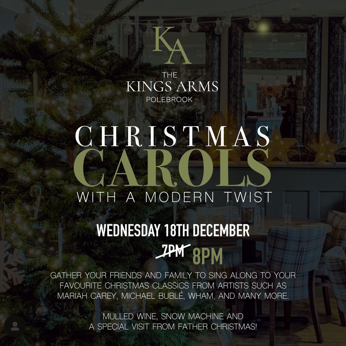 Christmas Sing-a-long at The King's Arms