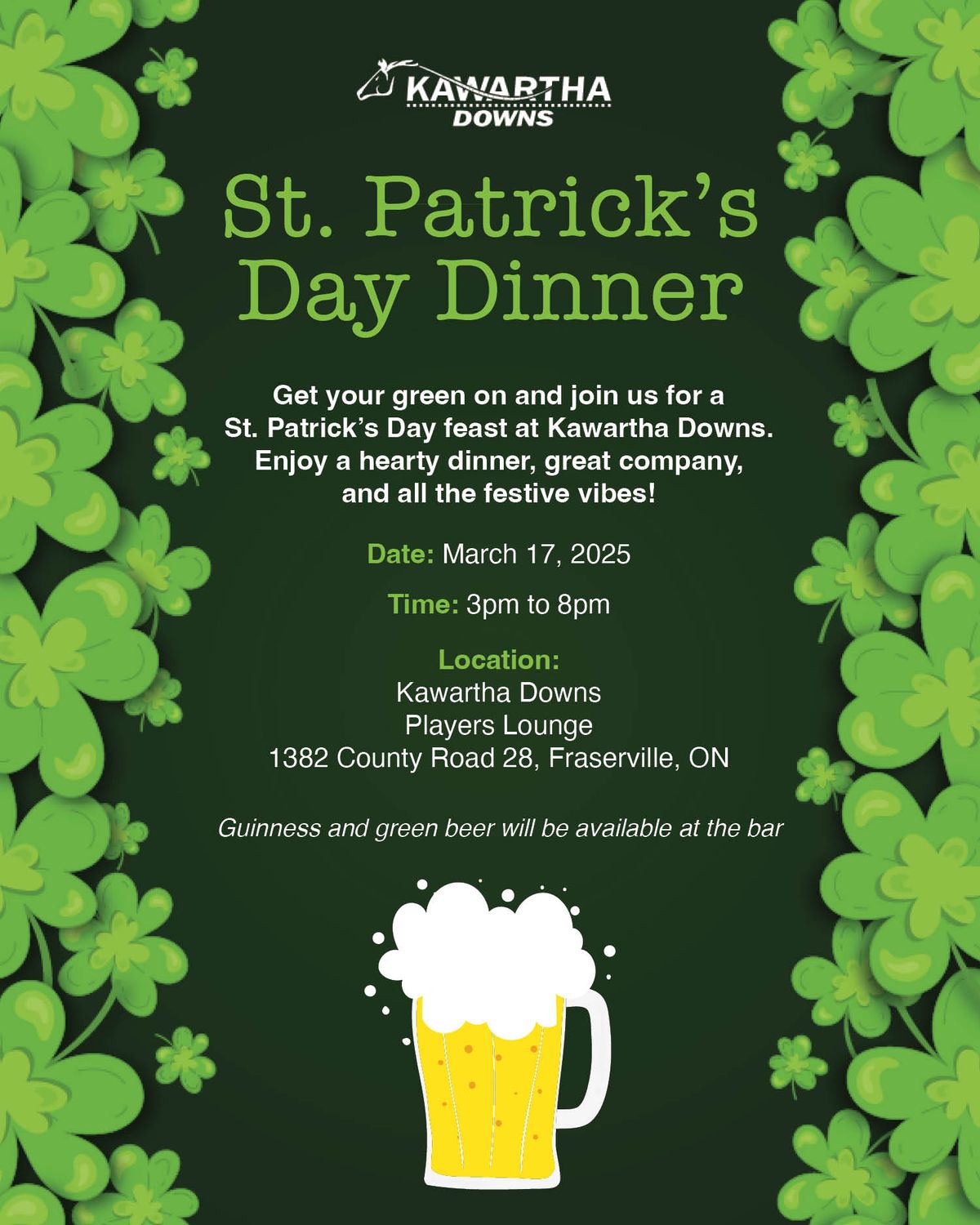 St. Patrick's Day Dinner