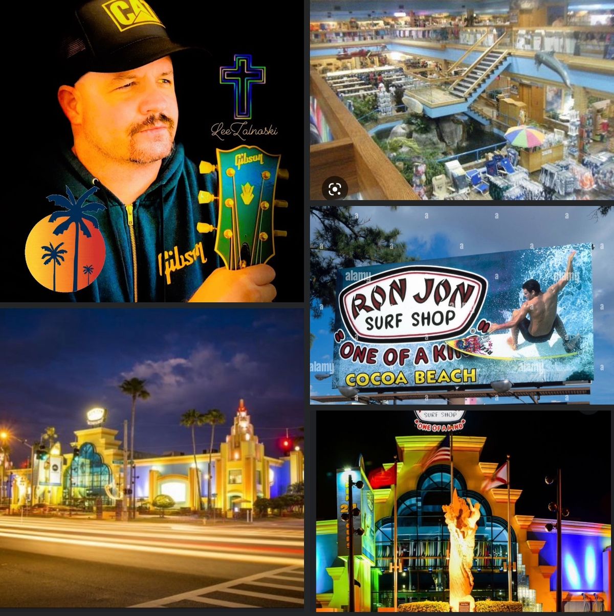 Lee Zalnoski live @ Ron Jon\u2019s Surf Shop Cocoa Beach Florida Aug 4th 12-4pm