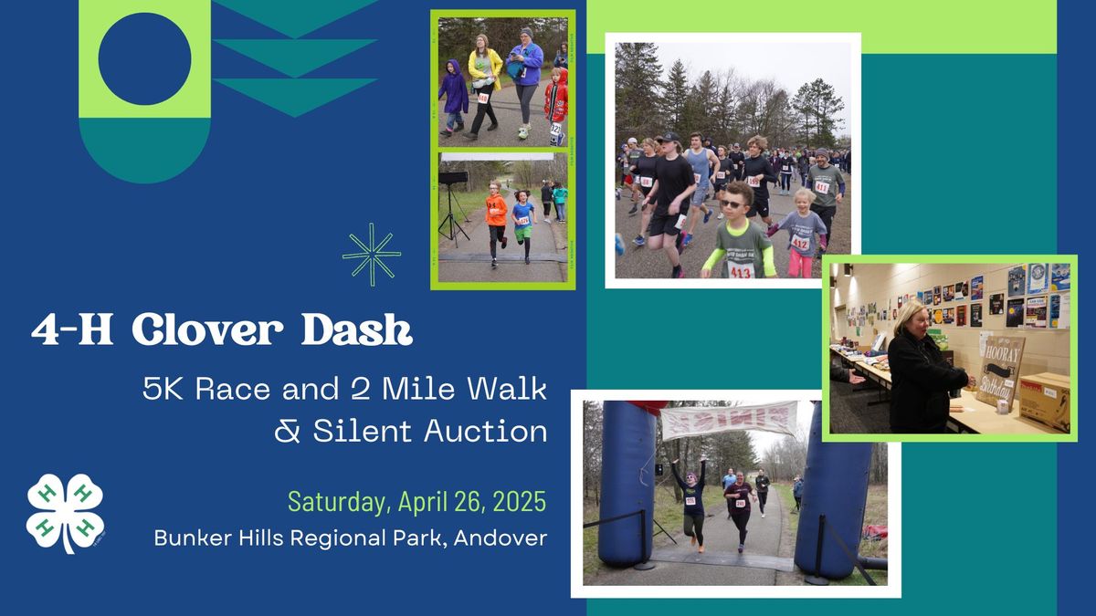 Anoka County 4-H Clover Dash 5k & Silent Auction