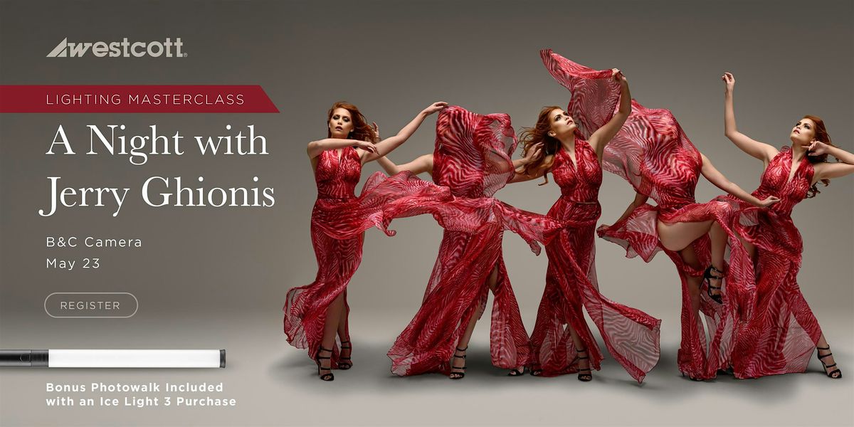 Lighting Masterclass: A Night with Jerry Ghionis (+Bonus Photowalk)