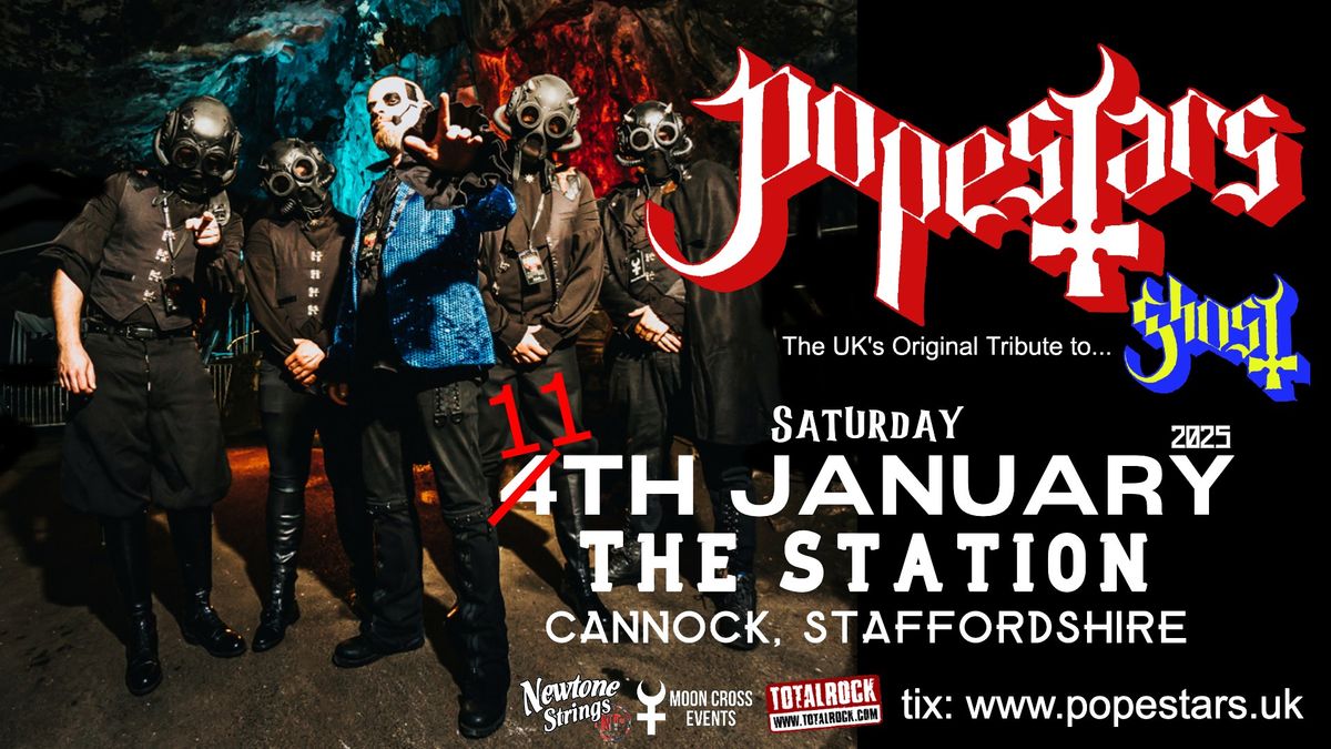 Popestars (Ghost tribute) ritual at The Station (Cannock - )