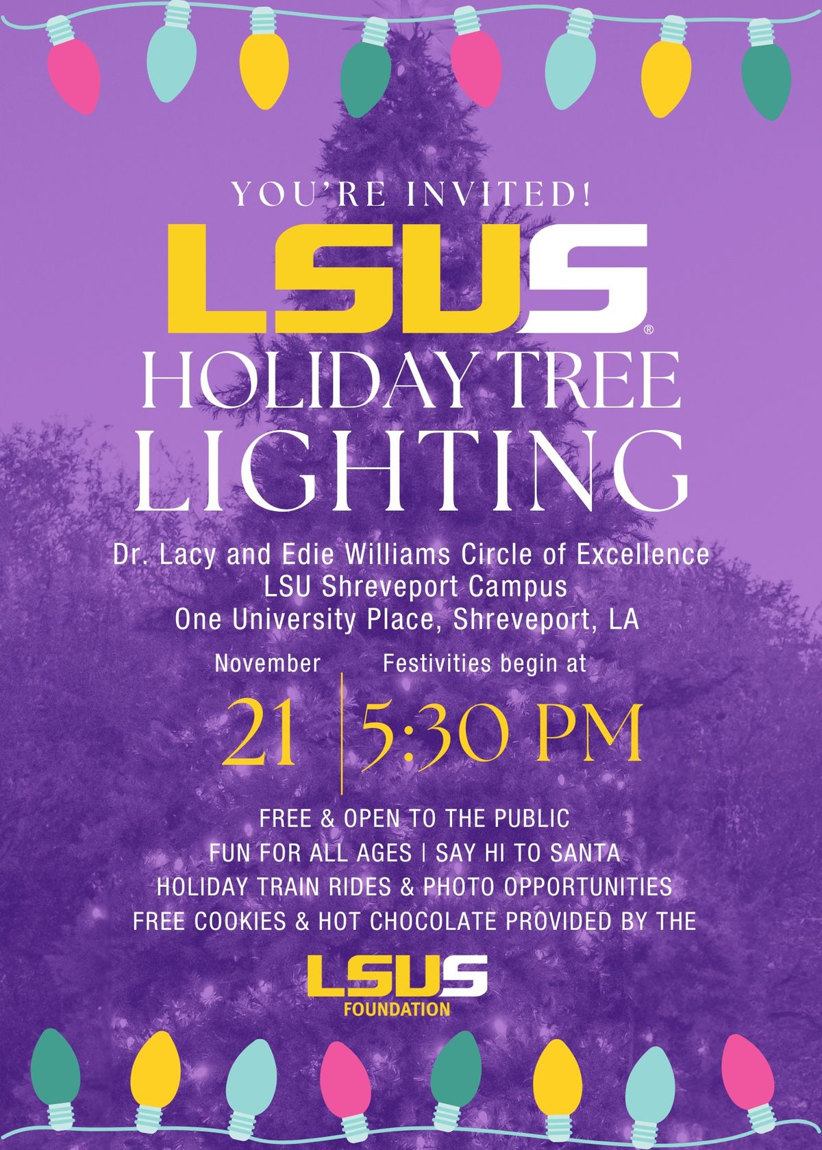 Holiday Tree Lighting