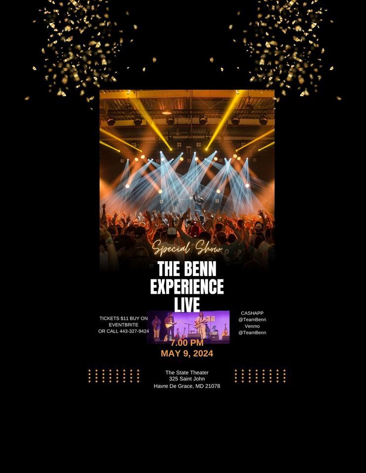 THE BENN EXPERIENCE LIVE RECORDING EVENT